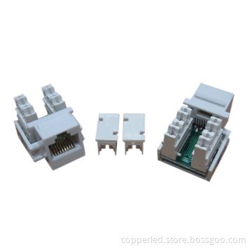 UTP Cat. 5e Keystone Jack 90 Degree